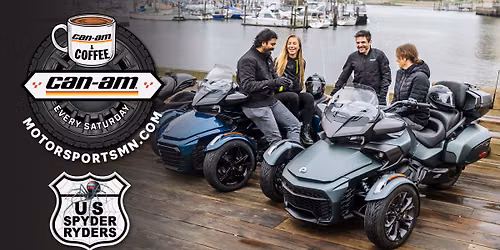 Can-Am & Coffee & Ride with US Spyder Ryders "Out West" around the Lakes & to Big Bore BBQ for Lunch