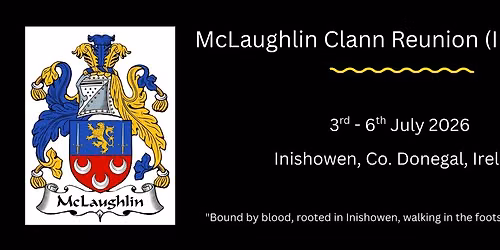McLaughlin Clann Reunion (Ireland) 2026