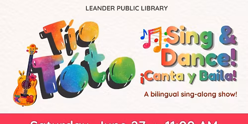 Bilingual Sing-Along Show with Tio Toto