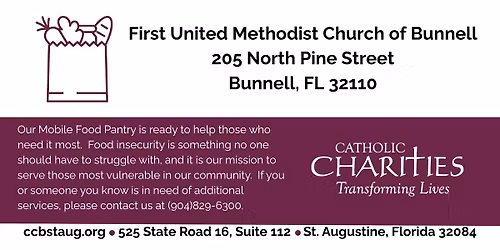 Bunnell, FL Mobile Food Pantry
