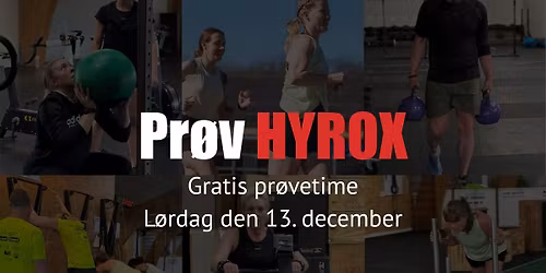 Gratis HYROX pr\u00f8vetime