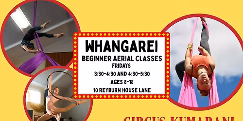 Whangarei Beginner Aerial Classes for Kids and Youth