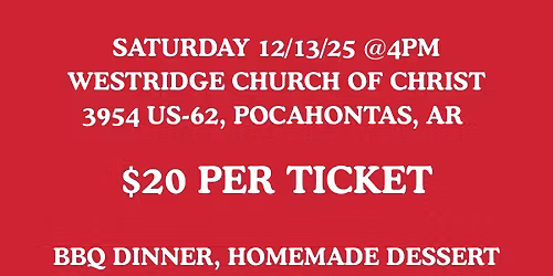 BBQ Dinner Benefit for Melissa & Jeremy Mitchell