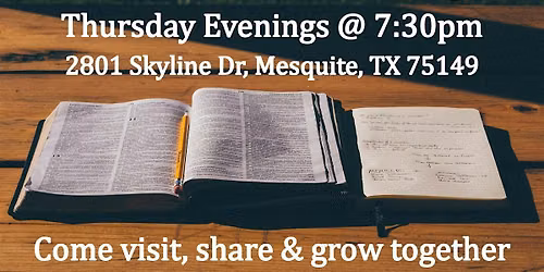 Scripture study class