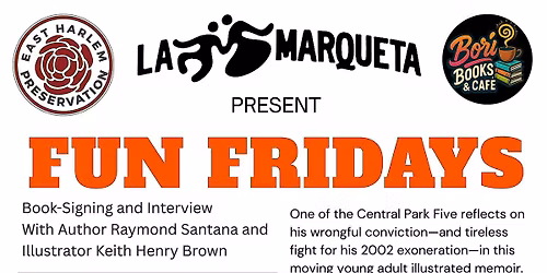 East Harlem Preservation and Bori Books & Cafe Present: PUSHING HOPE