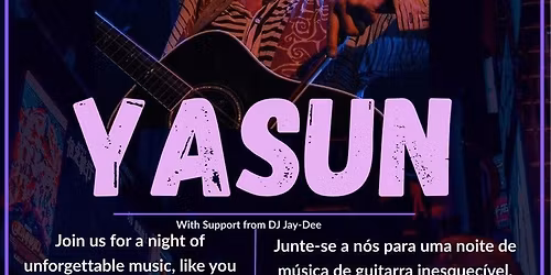 For one night only, the incredible...Yasun