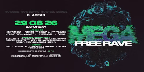 MEGA Free Rave: 3 AREAS