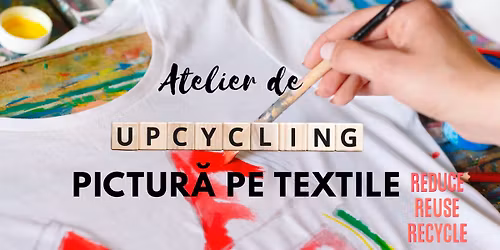 Atelier de upcycling-Pictur\u0103 pe textile