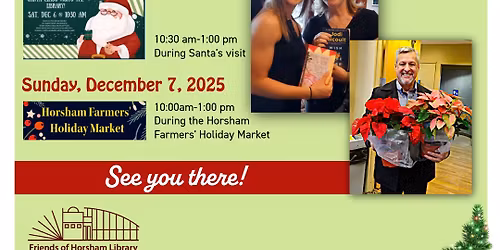 Pop Up Poinsettia & Book Sale 