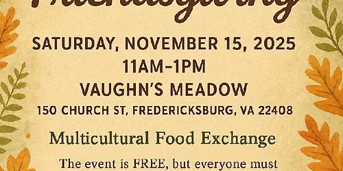 Friendsgiving Playdate! - FREE