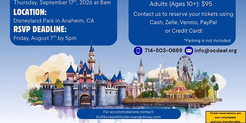 Deaf Awareness Day at Disneyland 2026