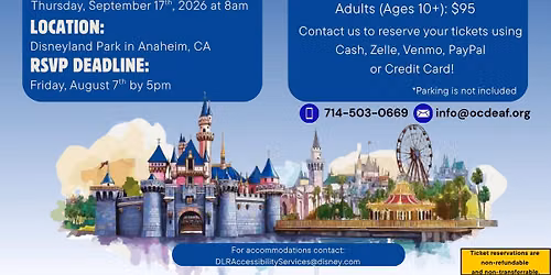 Deaf Awareness Day at Disneyland 2026