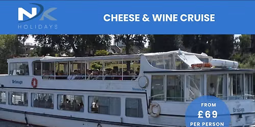 Cheese & Wine Cruise inc. Coach Travel 