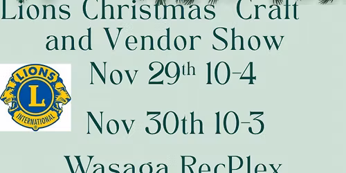 Lions Christmas Craft & vendor show