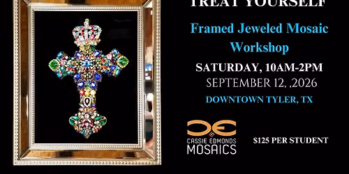 Framed Jeweled Mosaic Workshop