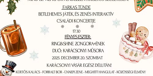 Advent Budajen\u0151n: Kar\u00e1csonyi v\u00e1s\u00e1r \u00e9s koncert