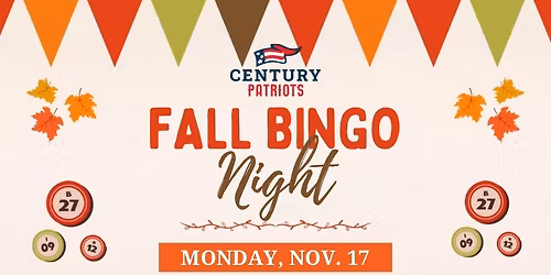 Fall BINGO Night\ud83c\udf42