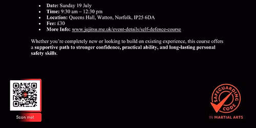 JU JITSU UK - Self Defence Course 