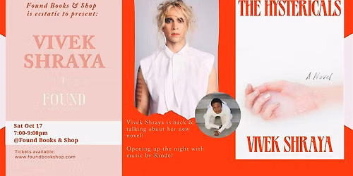 Vivek Shraya Book Launch Tour