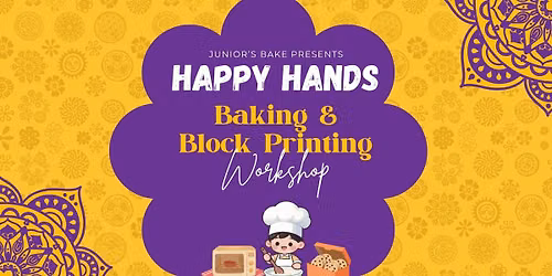 Happy Hands - Baking + Block Printing