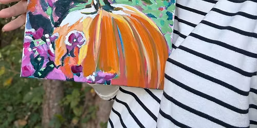 Beginner Acrylic Pumpkin Painting