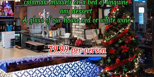 Dough bar Christmas Dinner special