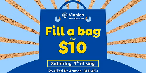 Vinnies Arundel Fill a Bag for $10 Sale