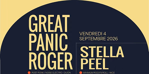 LE BRASSITORIUM NICE \/\/ GREAT PANIC ROGER + STELLA PEEL