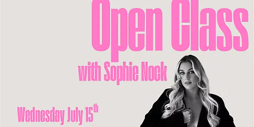 Sophie Nock Open Class