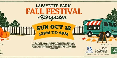 Lafayette Park Fall Festival and Biergarten