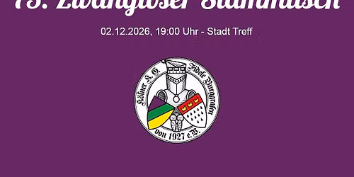 75. Zwangloser Stammtisch