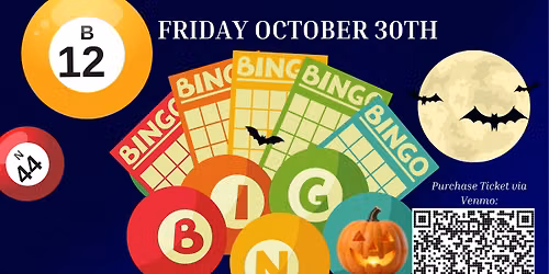 Halloween Bingo hosted by 12U Minor Erie Jr Otters