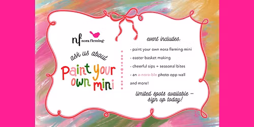 Paint Your Own Mini by Nora Fleming