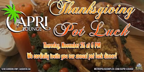 Thanksgiving Potluck Dinner