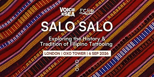 Exploring the History & Tradition of Filipino Tattooing [ECHO LDN 2026]