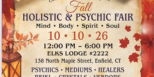 Fall Holistic and Psychic Fair