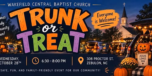 Trunk or Treat 2026