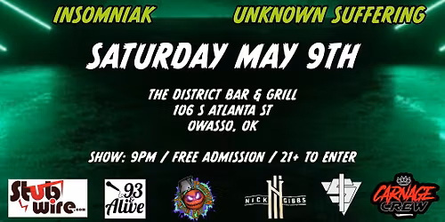 UNDERGROUND GRIND MINI TOUR 3.0 @ The District Bar & Grill
