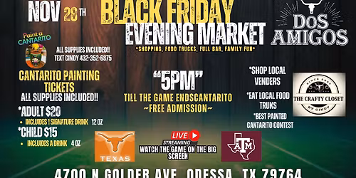 BLACK FRIDAY EVENING MARKET 