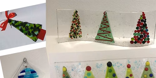 Fused glass Christmas decorations (or non Christmas - it's your choice)