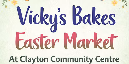 Vickys bakes Easter market