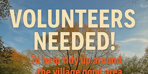 Village Pond Tidy Up