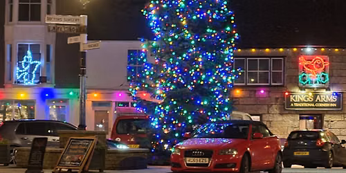 St Just Christmas Light Switch on