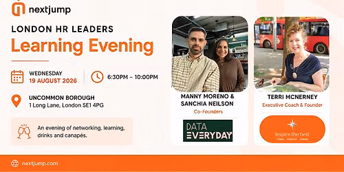 London HR Leaders Learning Evening - 19 August