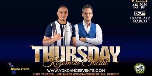 Thursday Kizomba Social | Dj Traybeatz & Dj Marco