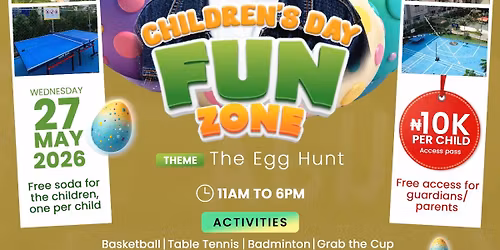 Children's Day Fun Zone Party