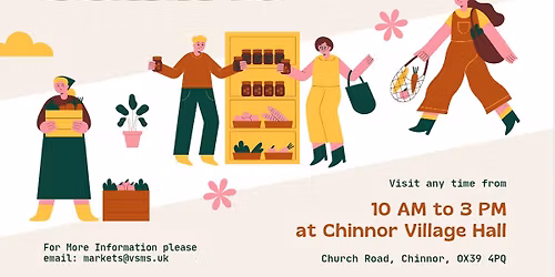 Chinnor Sunday Market, 05.04.26, 10am until 3pm