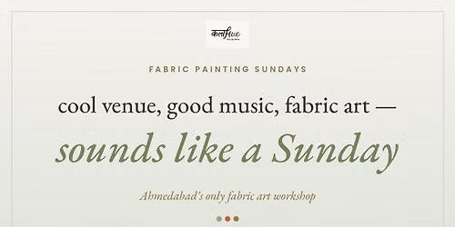 Fabric Painting Sundays
