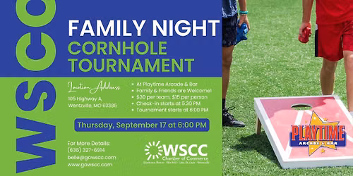 WSCC Chamber Family Night! 3rd Annual Cornhole Tournament