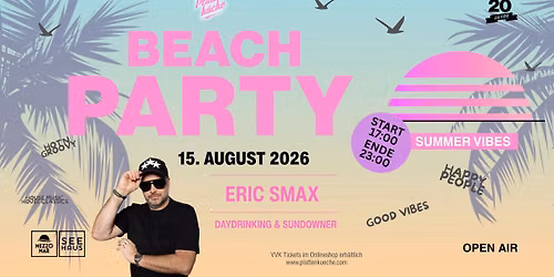 Plattenküche Beach August — Mezzomar Beach